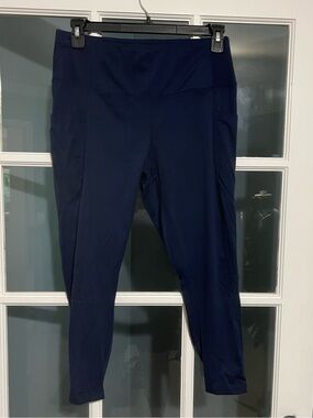 Navy Active Leggings